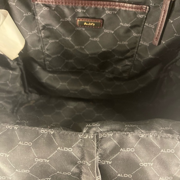 Aldo Quilted Brown Backpack main image 4